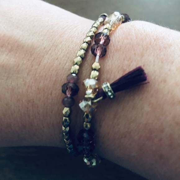 Bead Stretch Bracelet Set - Picture 1 of 2